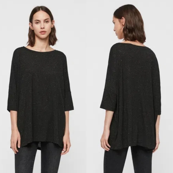 All Saints Tops - All Saints Pura Shimmer Tee ~ NWOT